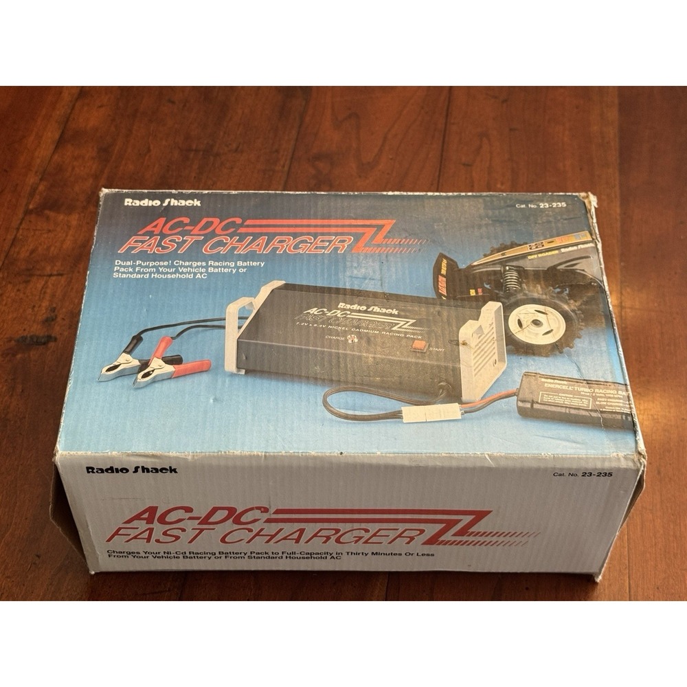 Radio Shack 7.2V / 8.4V RC Racing Pack Fast Charger 23-235 RC Cars Untested